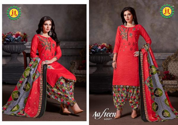 JT Afreen Vol-6 Fancy Cotton Printed Dress Materials